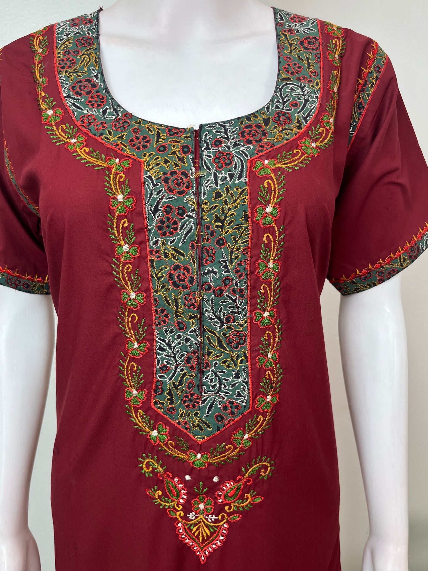 Maroon Classic Charm Bizzlizzy Nighty