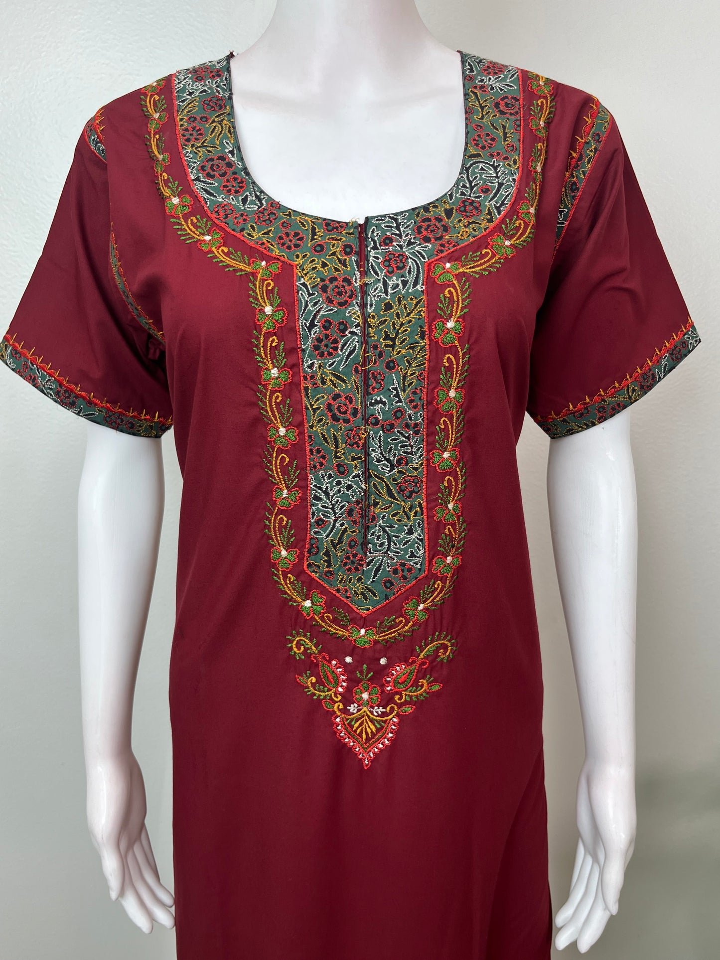 Maroon Classic Charm Bizzlizzy Nighty