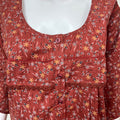 Maroon Bizzylizzy Fabric Women's Nighty