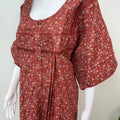 Maroon Bizzylizzy Fabric Women's Nighty