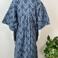 Blue Pleated Style Bizzylizzy Fabric Nightgown