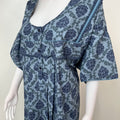 Blue Pleated Style Bizzylizzy Fabric Nightgown