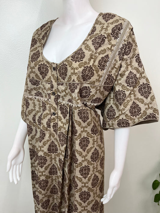Printed Bizzylizzy Fabric Nightgown for Women