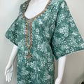 Green Classic Charm Embroidered Bizzylizzy Nightgown