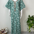 Green Classic Charm Embroidered Bizzylizzy Nightgown