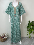 Green Classic Charm Embroidered Bizzylizzy Nightgown