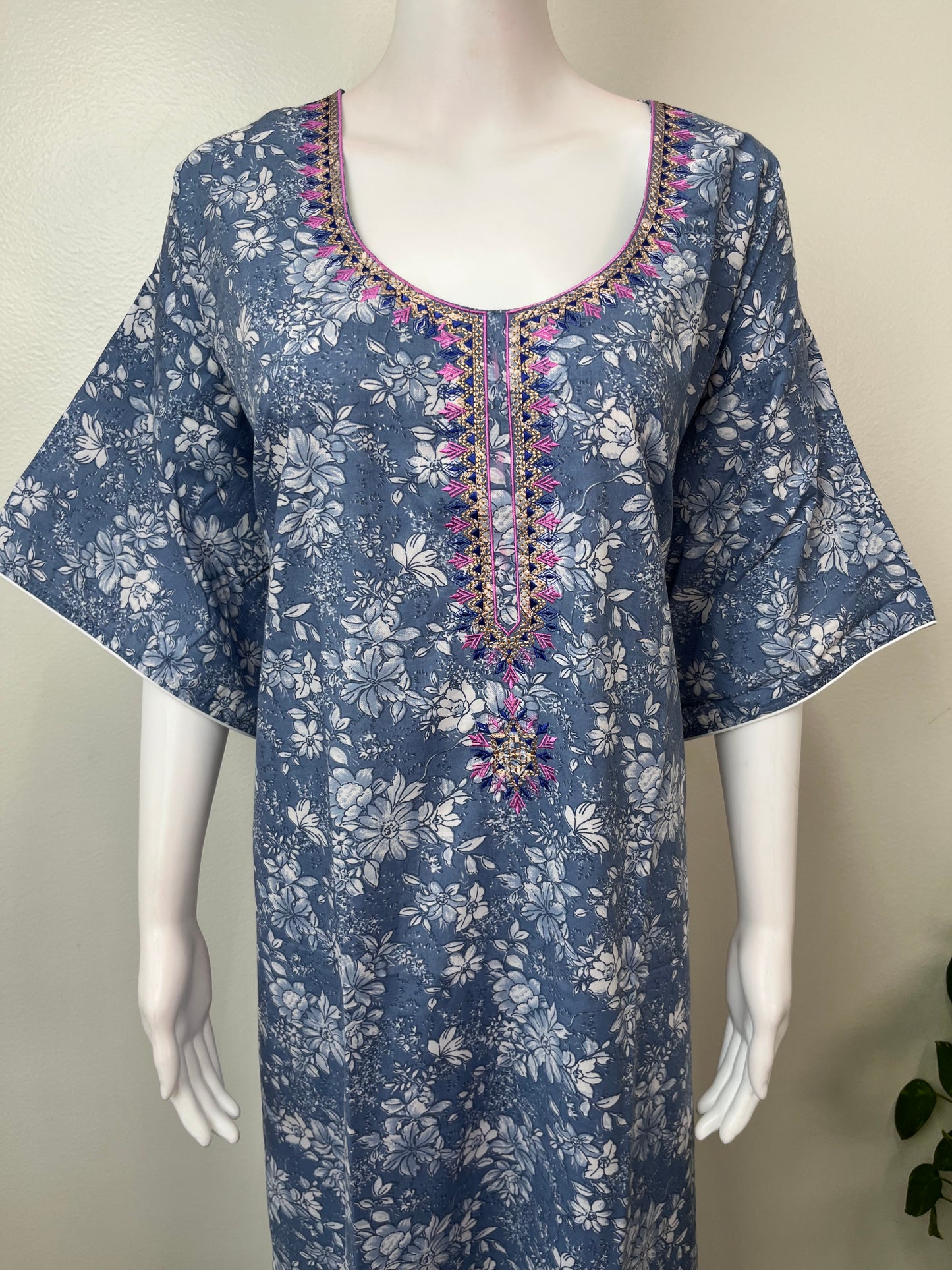 Blue Breathable Elegance Bizzylizzy Nighty