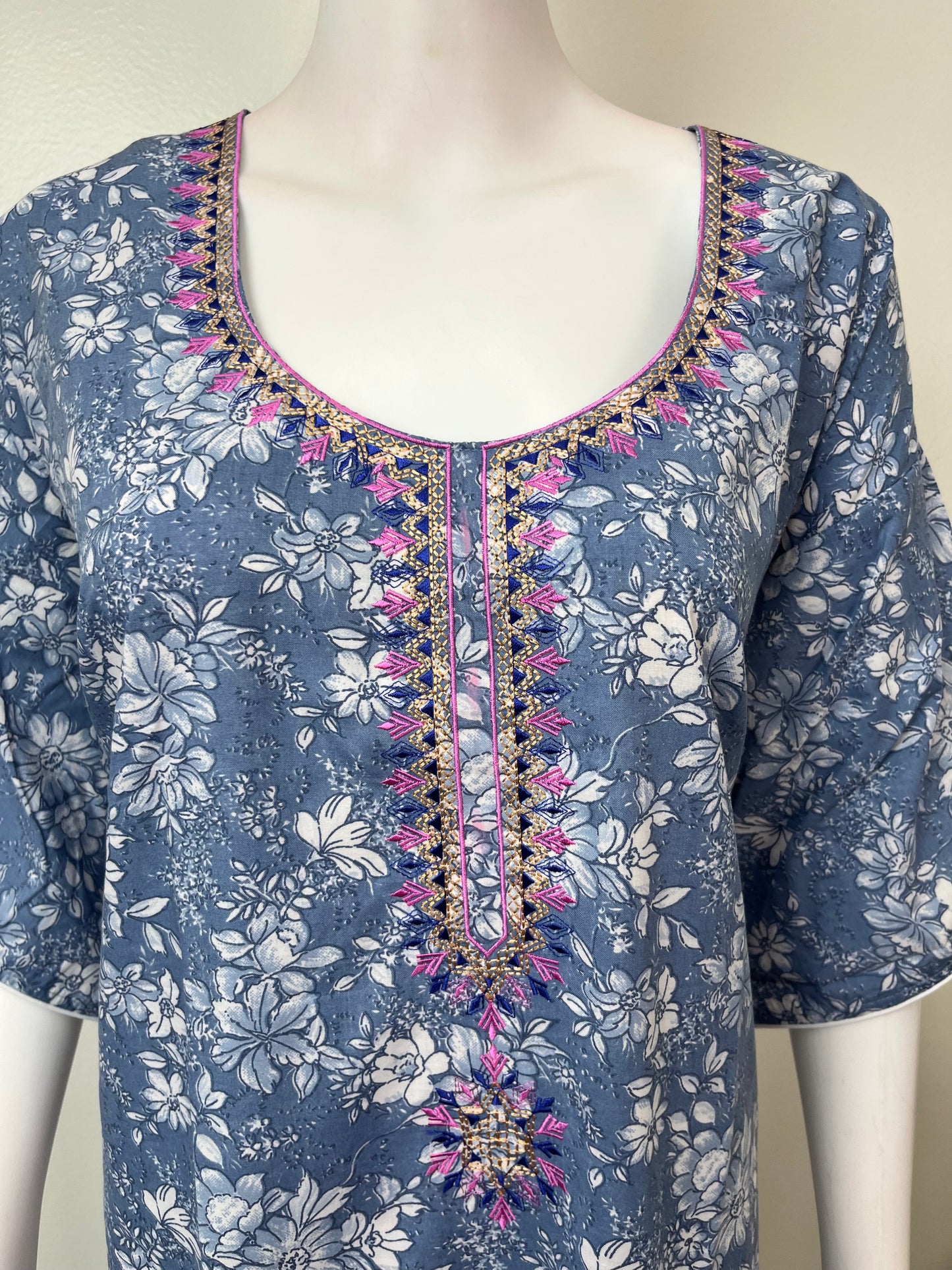 Blue Breathable Elegance Bizzylizzy Nighty