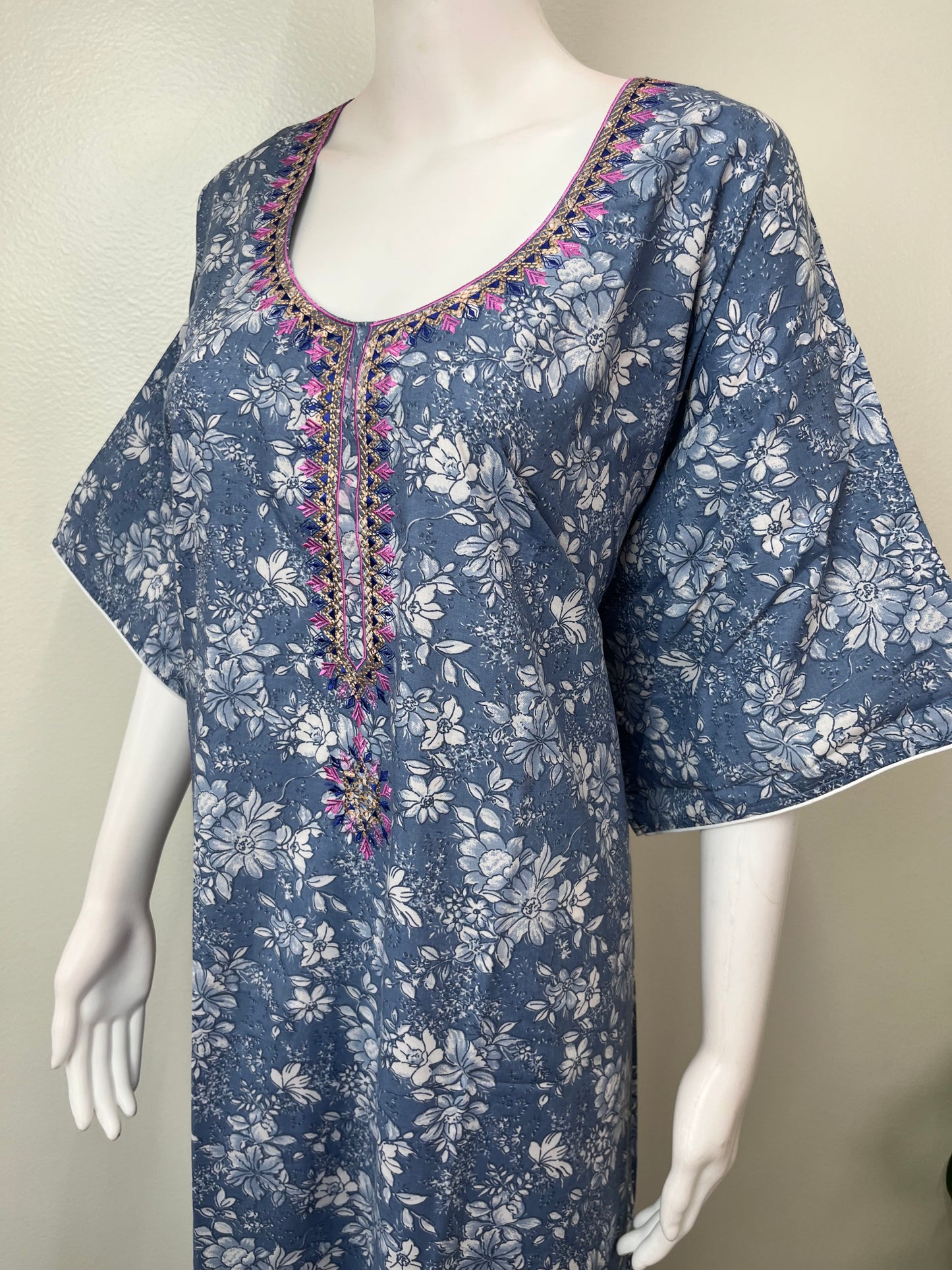 Blue Breathable Elegance Bizzylizzy Nighty