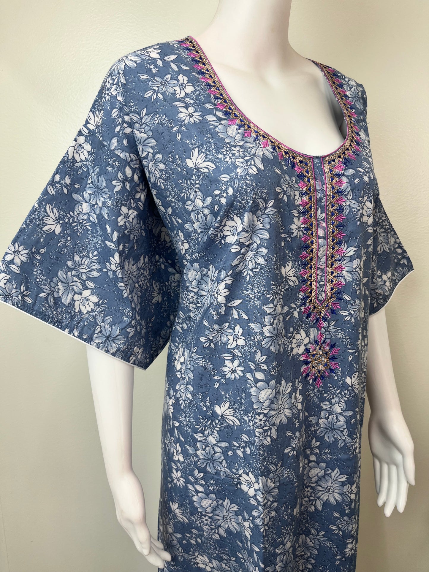 Blue Breathable Elegance Bizzylizzy Nighty