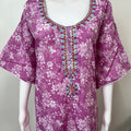 Purple Embroidered Bizzylizzy Nighty