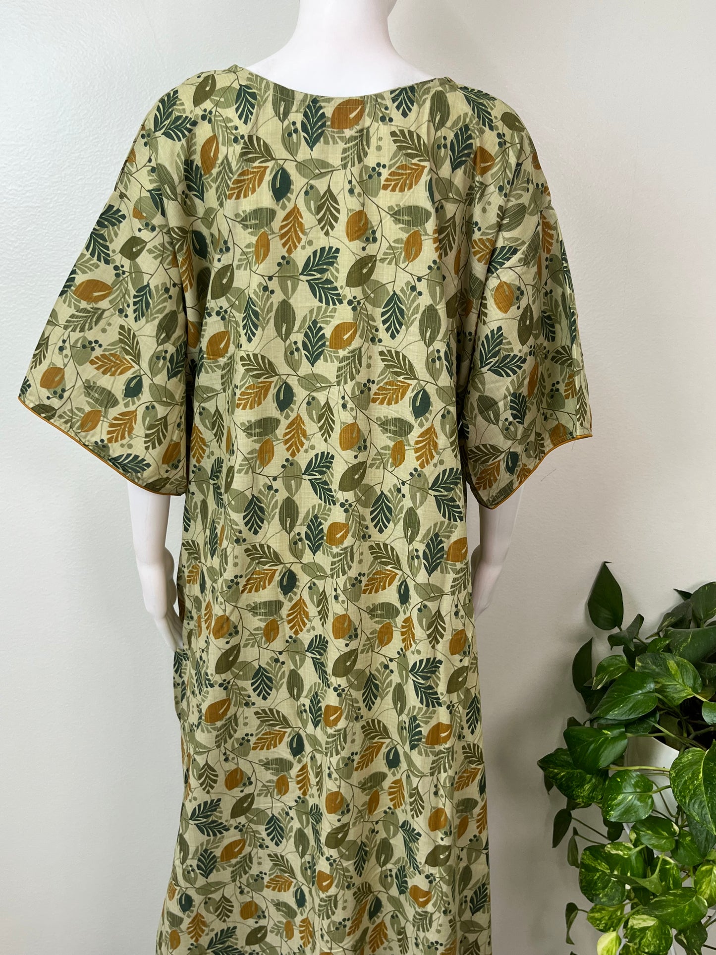 Green Delicate Embroidery Bizzylizzy Nighty