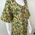 Green Delicate Embroidery Bizzylizzy Nighty