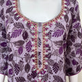 Purple Timeless Embroidered Bizzylizzy Nightgown
