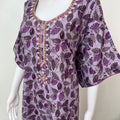 Purple Timeless Embroidered Bizzylizzy Nightgown