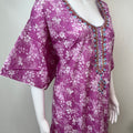 Purple Embroidered Bizzylizzy Nighty