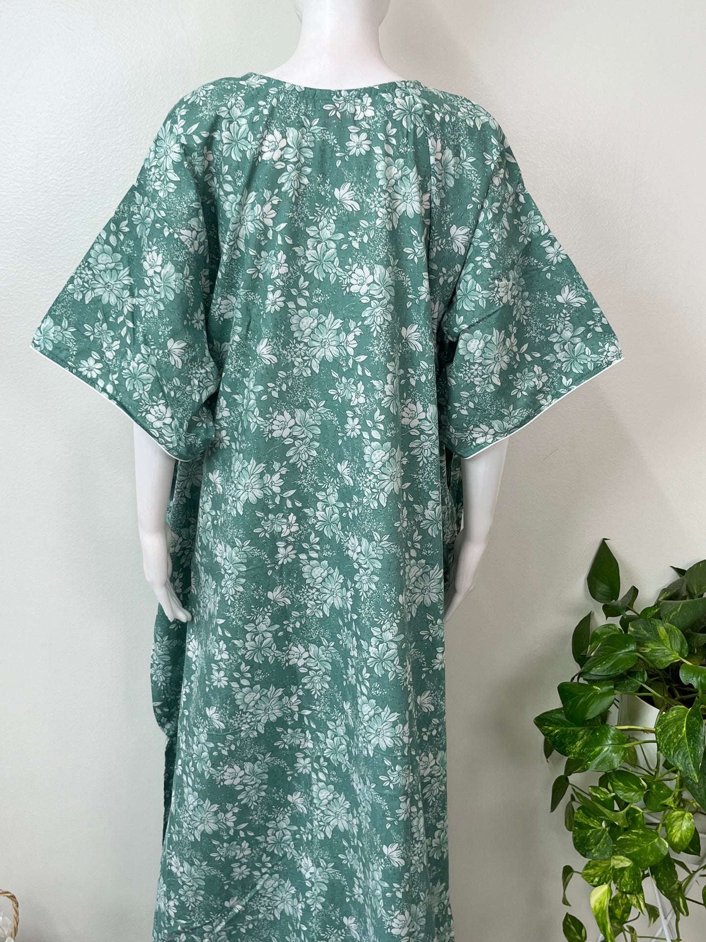 Green Classic Charm Embroidered Bizzylizzy Nightgown