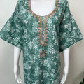 Green Classic Charm Embroidered Bizzylizzy Nightgown