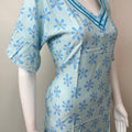Sky Blue Elegantr & Soft Rayon Fabric Nighty