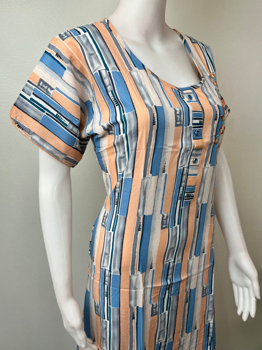 Elegant & Stylish Printed Rayon Fabric Nighty