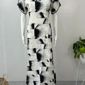 Black & White Soft & Breathable Rayon Nighty