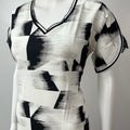 Black & White Soft & Breathable Rayon Nighty