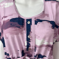 Pink Rayon Fabric Nighty Silky Texture