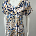 Yellow Printed Rayon Fabric Nightgown Silky Texture with Lace