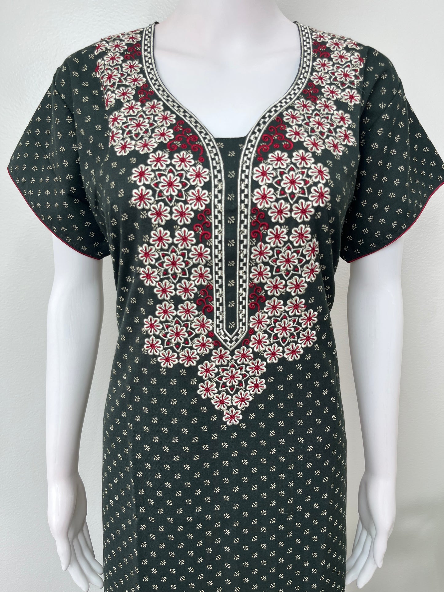 Bottle Green Elegant Comfort Spun Nighty