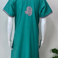 Teal Green Elegant Comfort Spun Nightgown