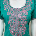 Teal Green Elegant Comfort Spun Nightgown