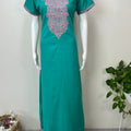 Teal Green Elegant Comfort Spun Nightgown