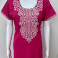 Hot Pink Delicate Embroidery Bizzy Lizzy Nighty