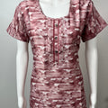 Pink Premium Satin Fabric Nighty Soft, Lightweight