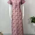 Pink Premium Satin Fabric Nighty Soft, Lightweight