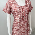 Pink Premium Satin Fabric Nighty Soft, Lightweight