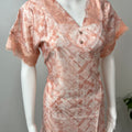 Orange Soft Satin Nightgown Premium Fabric