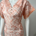 Orange Soft Satin Nightgown Premium Fabric