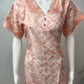 Orange Soft Satin Nightgown Premium Fabric