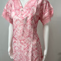 Pink Satin Fabric Nighty Silky Texture