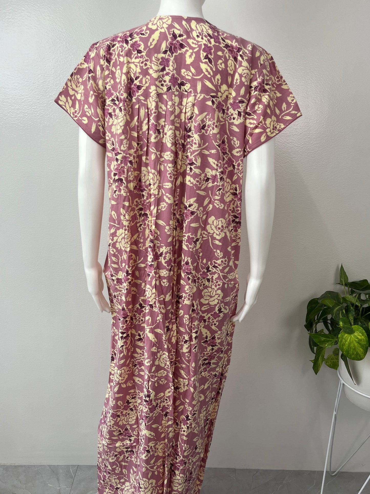 Blush Pink Rayon Fabric Nighty Silky Texture