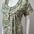 Green Rayon Nightgown Elegant & Long-Lasting