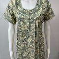 Green Rayon Nightgown Elegant & Long-Lasting