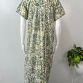 Green Rayon Nightgown Elegant & Long-Lasting