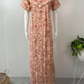 Peach Soft & Breathable Rayon Nightgown Perfect for All Seasons