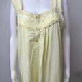 2-Piece Yellow Pure Cotton Nightgown Set