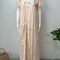 2-Piece Pure Cotton Embroidered Nightgown Set