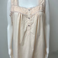 2-Piece Pure Cotton Embroidered Nightgown Set