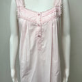 2-Piece Baby Pink 100% Cotton Nightgown Set