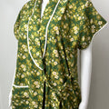2-Piece Green Cotton Nightgown Set